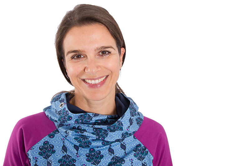 Pullover mit Kapuze oder Schalkragen “Famke”, Gr. 158 – Damengr. 46 – Bild 5