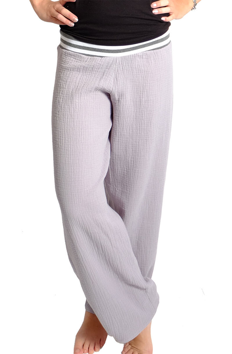 Strickbündchen, gefaltete Collegebündchen in Schwarz mit weißen Streifen, 135 cm – Bild 7