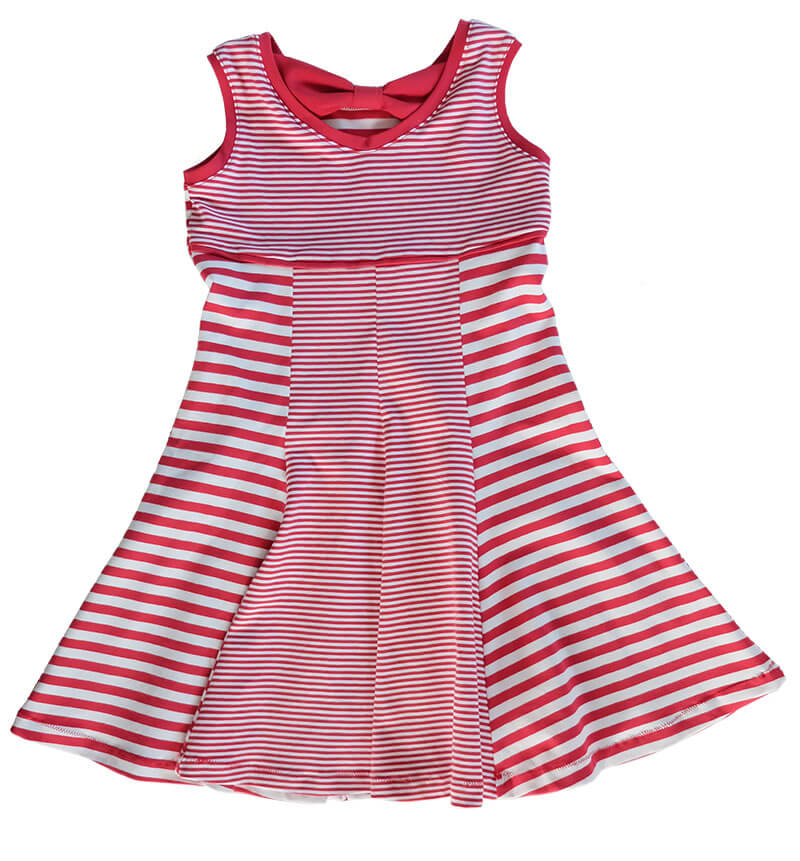 Jersey, feine Streifen Grau / Weiß – Bild 5