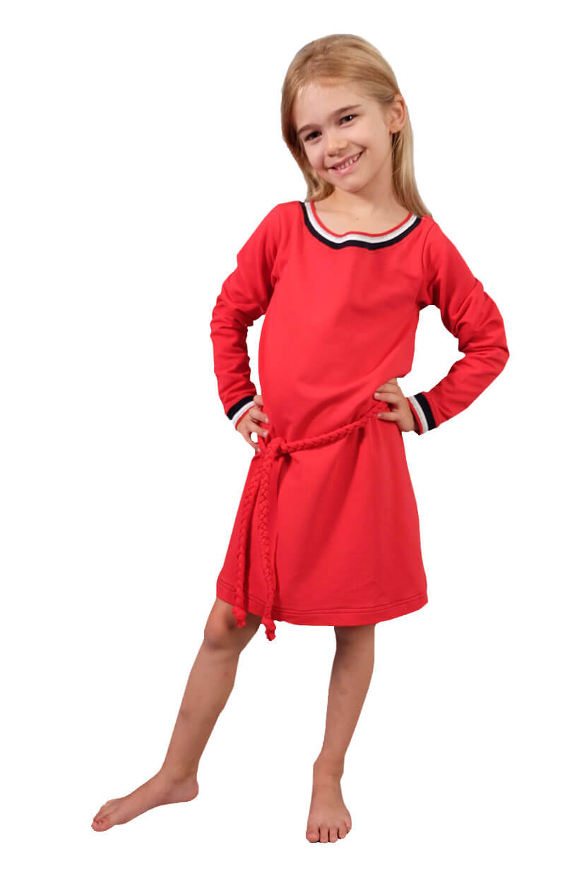 Jersey, unifarben Rot – Bild 7