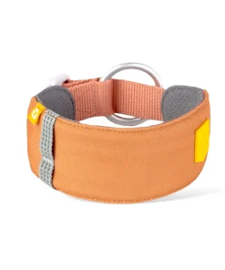 Woolly Wolf „Alpha 360°“ Halsband, 100% recyceltes Polyester, extra breit/weich, Goldenhour-Mix (XL)