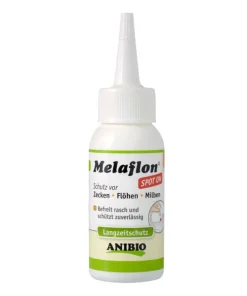 ANIBIO Spot-On „Melaflon, mit Margosa-Extrakt, Geraniol, 100% biologisch, Ungezieferbekämpfung Zecken, Flöhe, Milben (für Kinderhaushalt, für Junghunde geeignet)