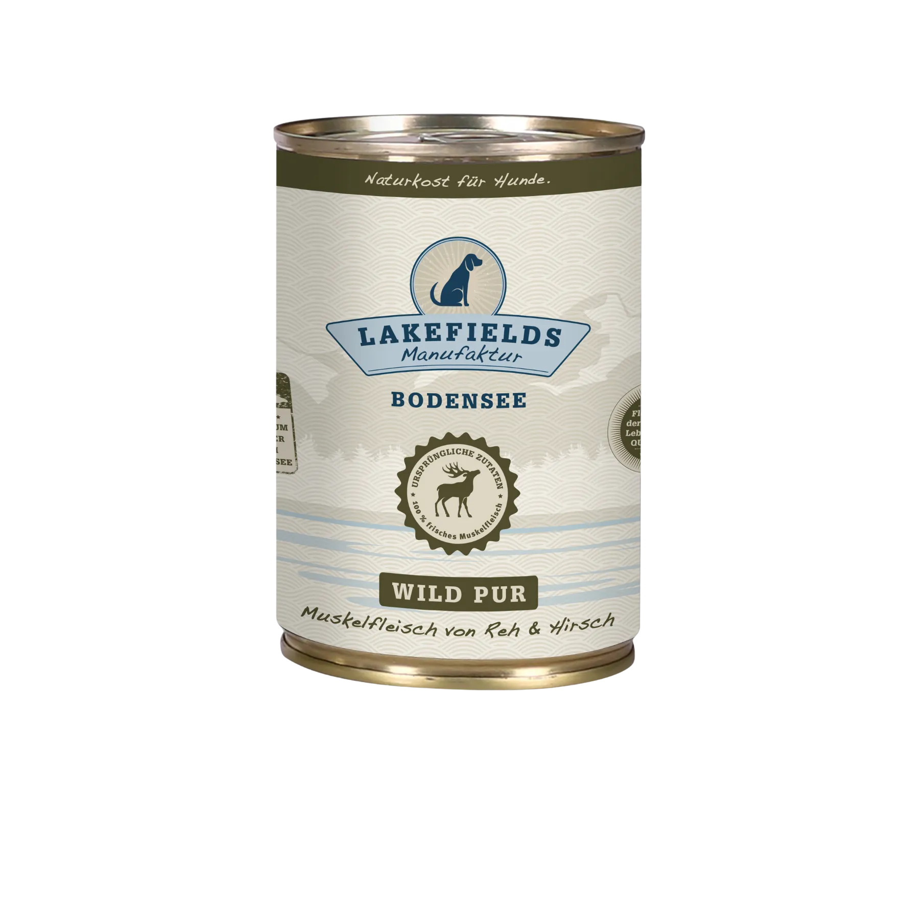 Lakefields Ergänzungsfutter Wild PUR für Hunde (100% Muskelfleisch Reh & Hirsch)