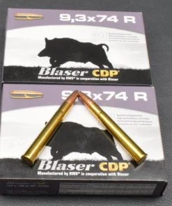 40 Patronen Blaser, 9,3x74R, CDP, 18,5g / 286gr, zum Sonderpreis!