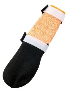 Non-stop dogwear Protector Booties high, 4 Stück, elastische Klettverschlüsse, Pfotenschutz (atmungsaktiv, schnittfest, gummiert/rutschfest, wasserdicht) XS, S, M