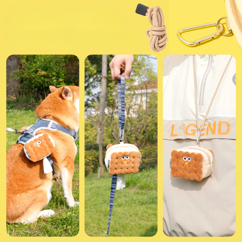 Cheerhunting, Hundekotbeutelspender in Keksform, 10x8cm, inkl Karabiner + Lanyard – Bild 4