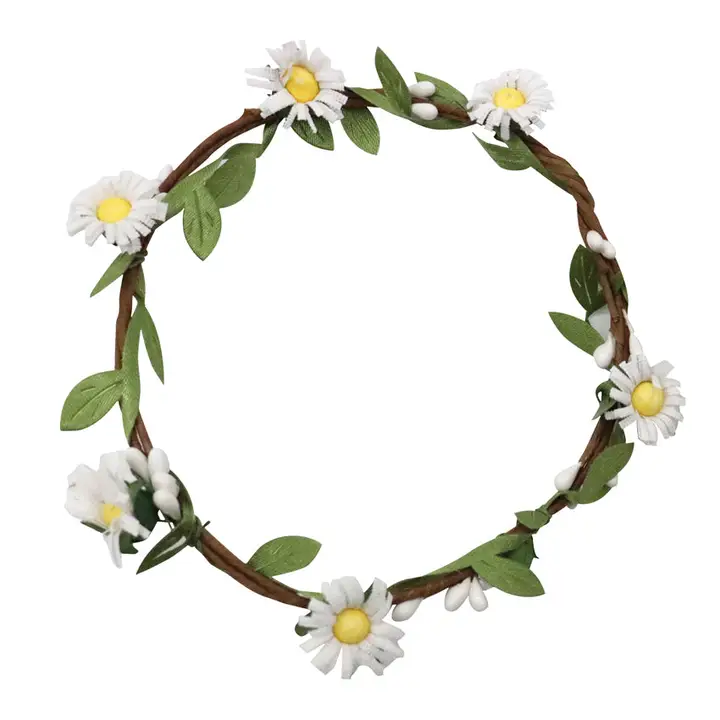 Verstellbare Blumenkrone für Hunde (ideal für Hochzeiten), 10cm, 18cm