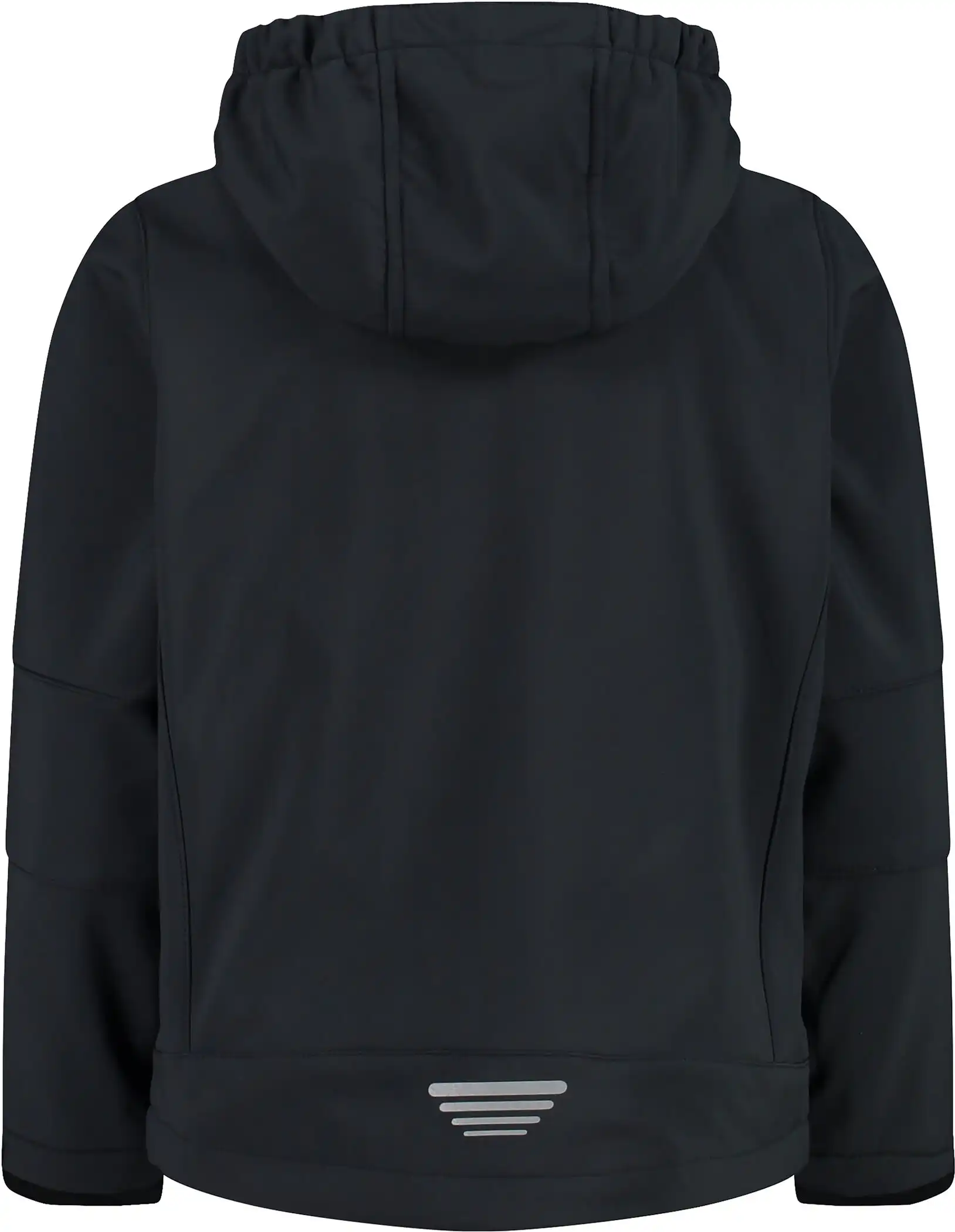 KID JACKET FIX HOOD ANTRACITE-FLASH ORANGE – Bild 3