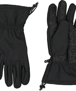 KIDS SOFTSHELL GLOVES NERO