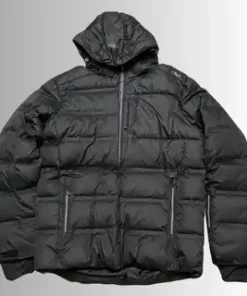 MAN ZIP HOOD JACKET NERO