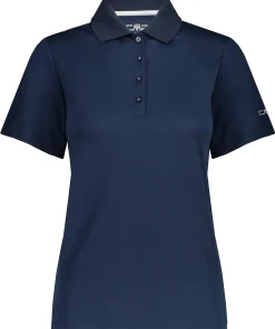 WOMAN POLO BLUE-STONE
