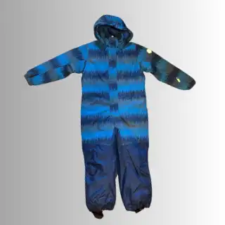 Klement padded coverall AOP Estate Blue – Bild 2