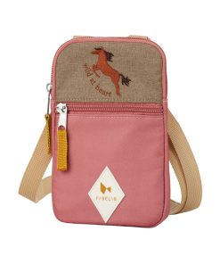 Fabelab – Umhängetasche „Wild at heart“, rose mix