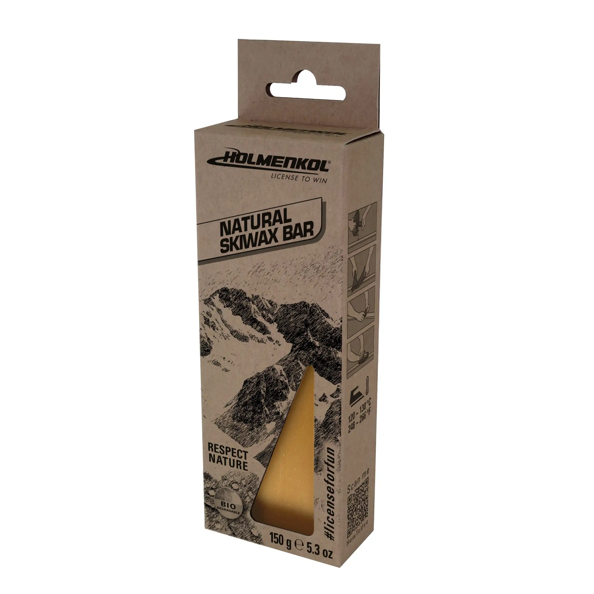 Natural Skiwax Bar 150g – Bild 2