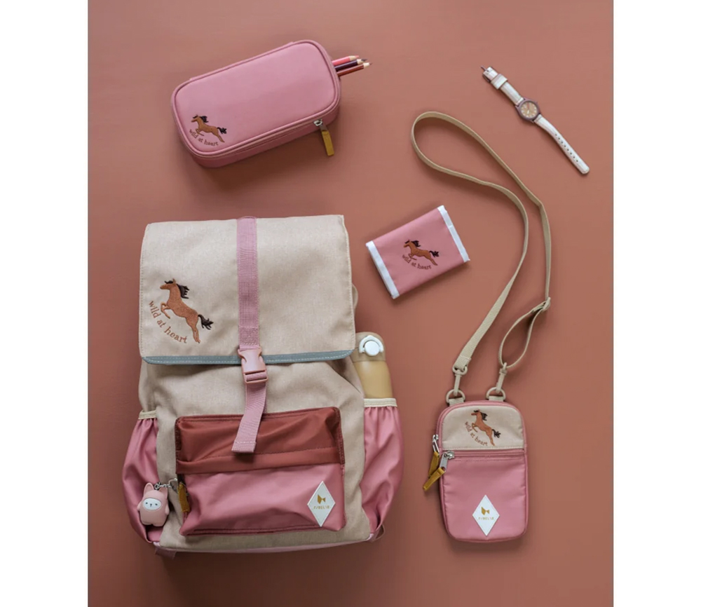 Fabelab – Umhängetasche „Wild at heart“, rose mix – Bild 3