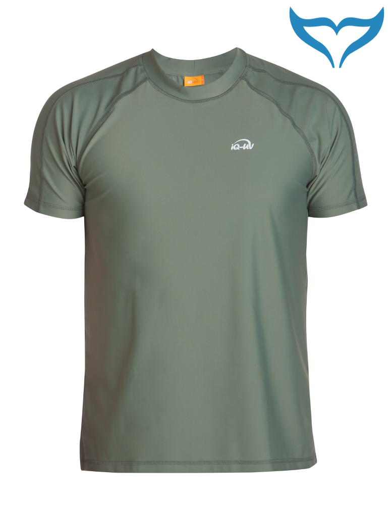 iQ UV 300 Shirt Loose Fit Men Herren S olive grün Schutz Bekleidung Neu