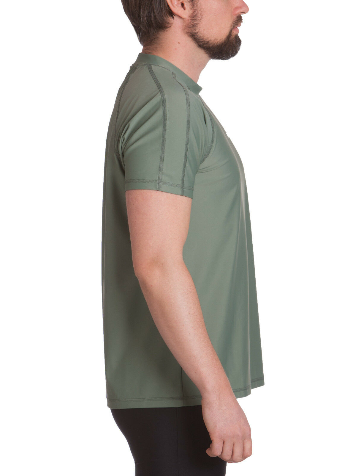 iQ UV 300 Shirt Loose Fit Men Herren S olive grün Schutz Bekleidung Neu – Bild 6