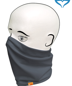 iQ UV 50+ Mund Nase Maske grey Alltagsmaske Tube Tuch Multifunktionstuch grau MN