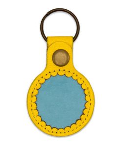 Air Tag Gehäuse gelb/türkis (DWAM)