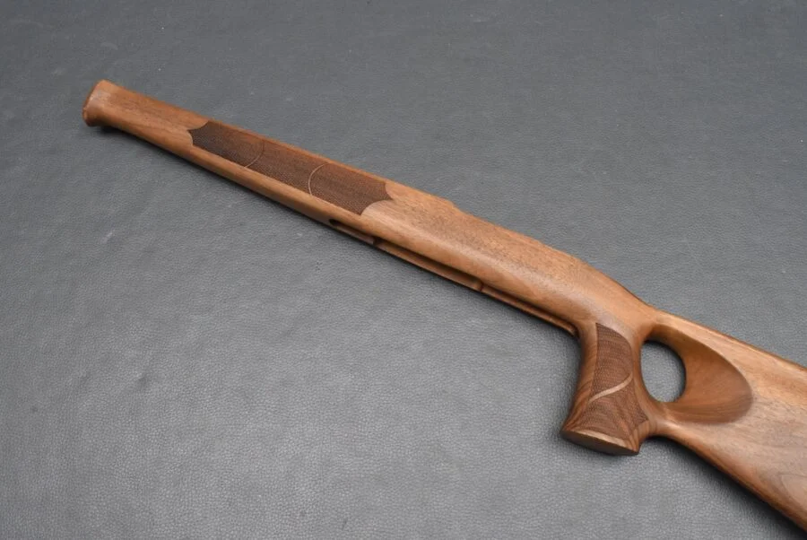 Jagd-Lochschaft für 98er Systeme, links, HK II, Nußbaum, bayr. Backe, Neuware – Bild 2