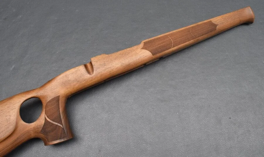 Jagd-Lochschaft für 98er Systeme, links, HK II, Nußbaum, bayr. Backe, Neuware – Bild 4