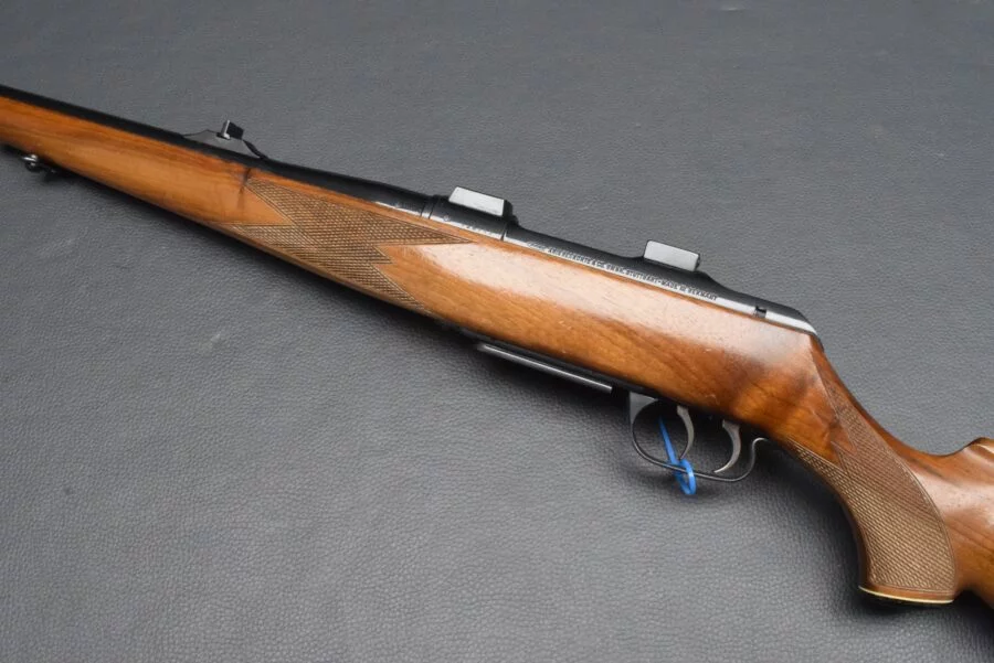 Krico Jagdrepetierer, Kaliber 5,6×57, Stecher, EAW Montagebasen