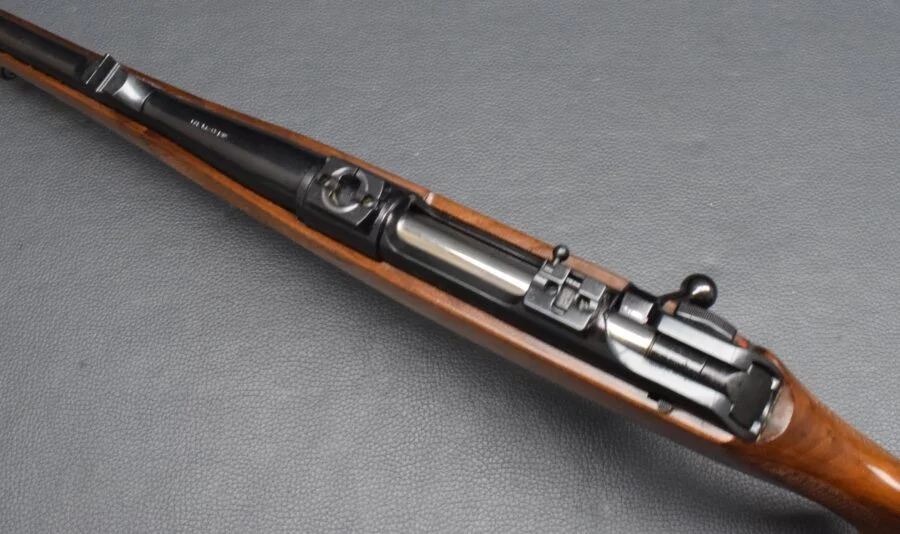 Krico Jagdrepetierer, Kaliber 5,6×57, Stecher, EAW Montagebasen – Bild 3