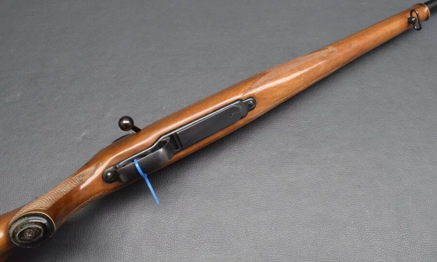 Krico Jagdrepetierer, Kaliber 5,6×57, Stecher, EAW Montagebasen – Bild 6