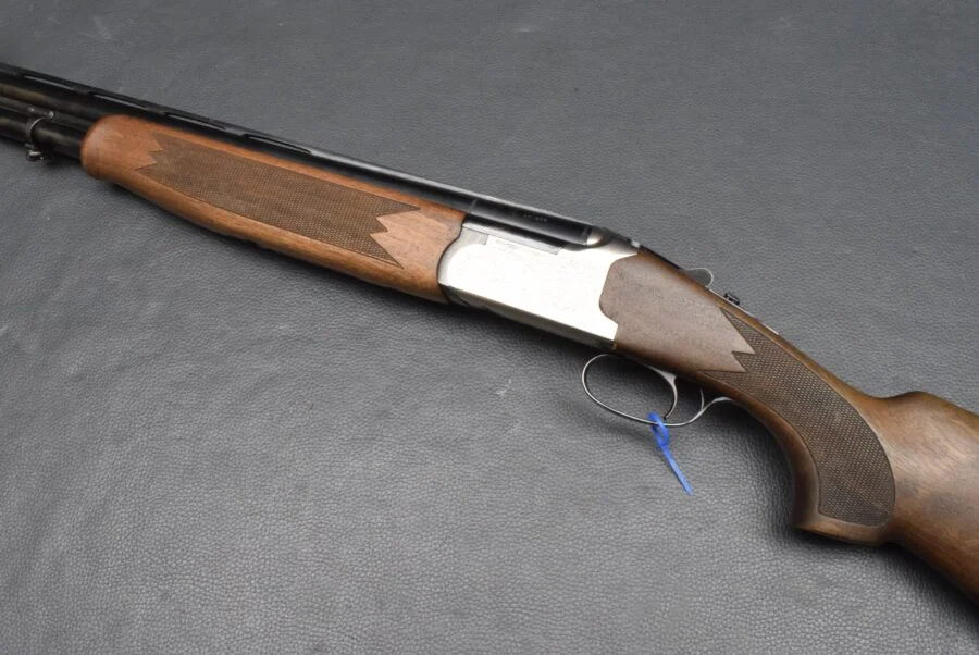 Lanber Bockdoppelflinte, Kaliber 12/70, 71,5cm Läufe, EA, gut – Bild 2