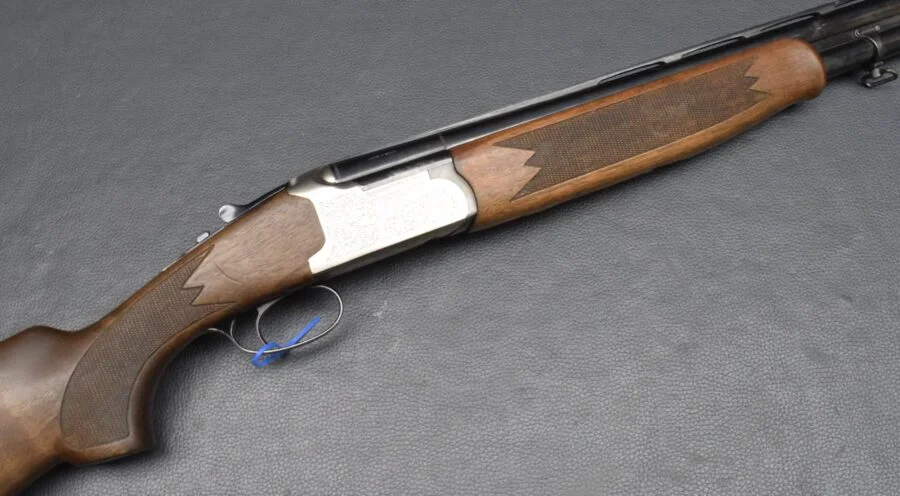 Lanber Bockdoppelflinte, Kaliber 12/70, 71,5cm Läufe, EA, gut – Bild 5