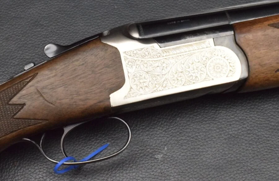 Lanber Bockdoppelflinte, Kaliber 12/70, 71,5cm Läufe, EA, gut – Bild 6