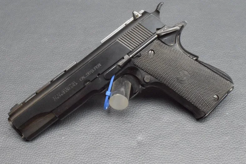 Llama Pistole Modell VIII, Kaliber 38 SuperAuto, sehr gut – Bild 2