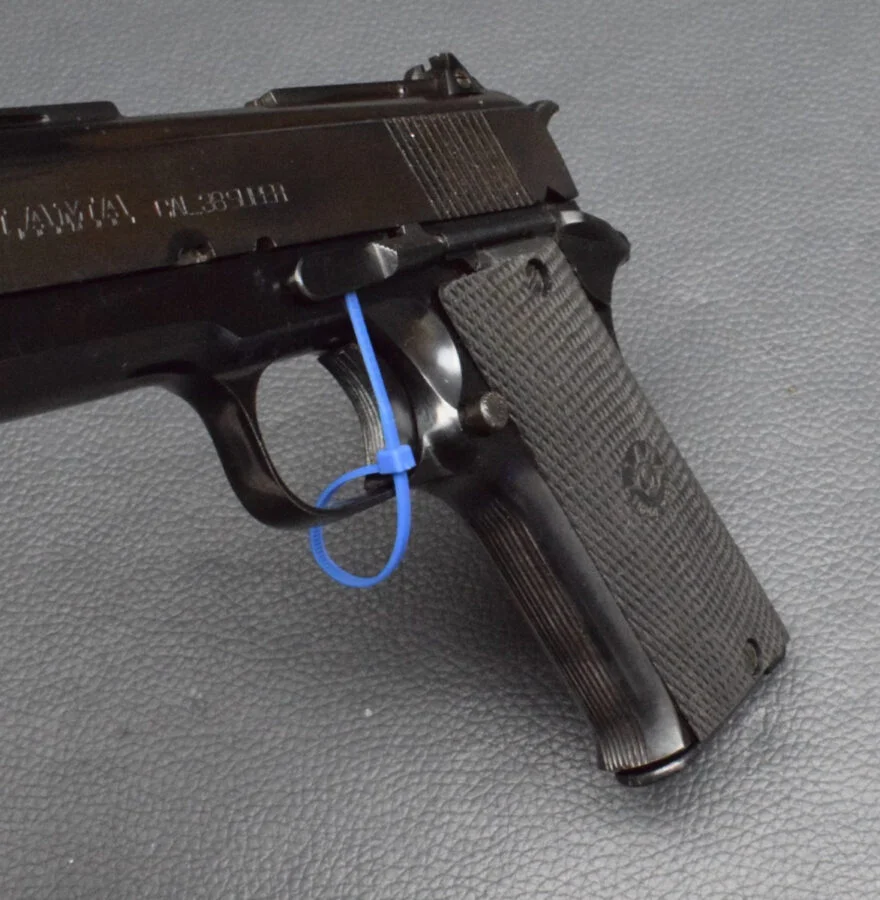 Llama Pistole Modell VIII, Kaliber 38 SuperAuto, sehr gut – Bild 4