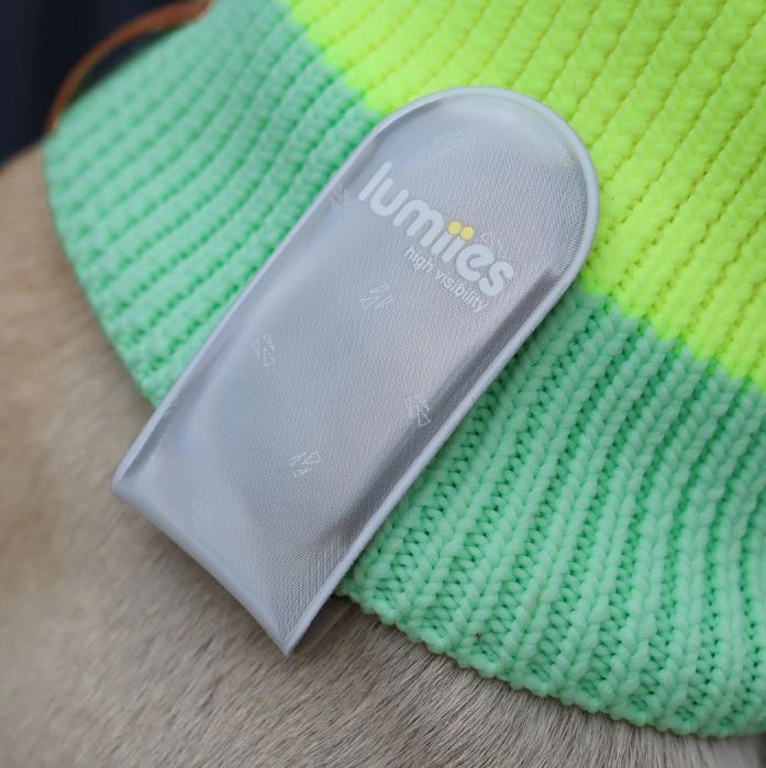 Lumiies THE MAGNETIC GLOW TAG (reflektierender Magnetclip, ultrastark, Klemmfunktion)