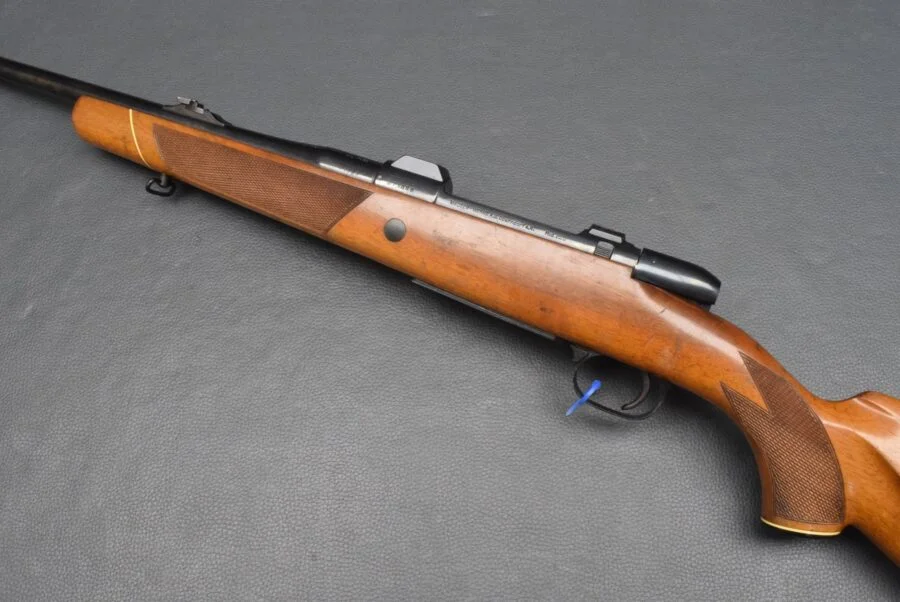 Mauser 2000, Repetierbüchse, Kaliber 7×64. mit Schwenkmontagebasen, gut – Bild 3