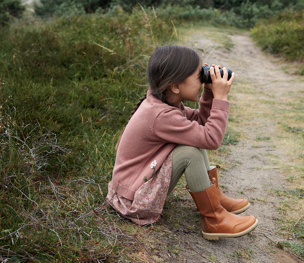 Wheat – Gefütterter Chelsea-Stiefel Sonni Long mit Tex-Membran, Cognac – Bild 3