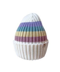 OH CHAPÔ – Beanie, REGENBOGEN, Bio Merinowolle