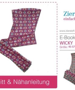 Zipfelmütze / Wendemütze mit Schal, unisex “WICKY”, Gr. 45-57 [Digital]