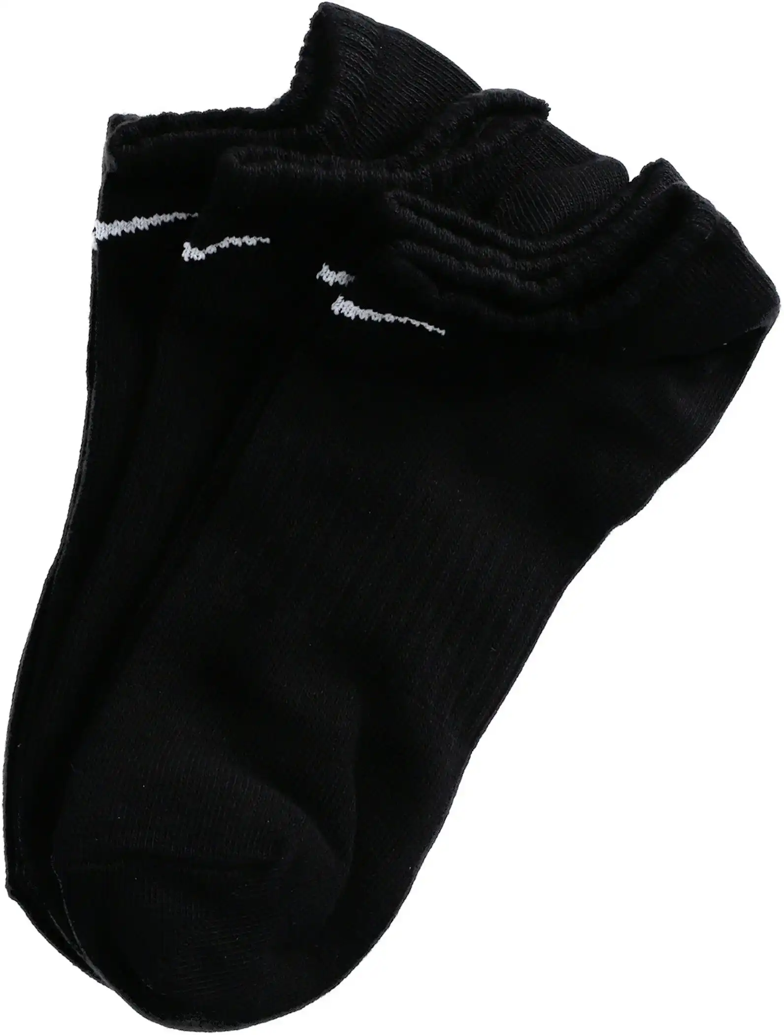 NIKE EVERYDAY LIGHTWEIGHT NO-S BLACK/WHITE