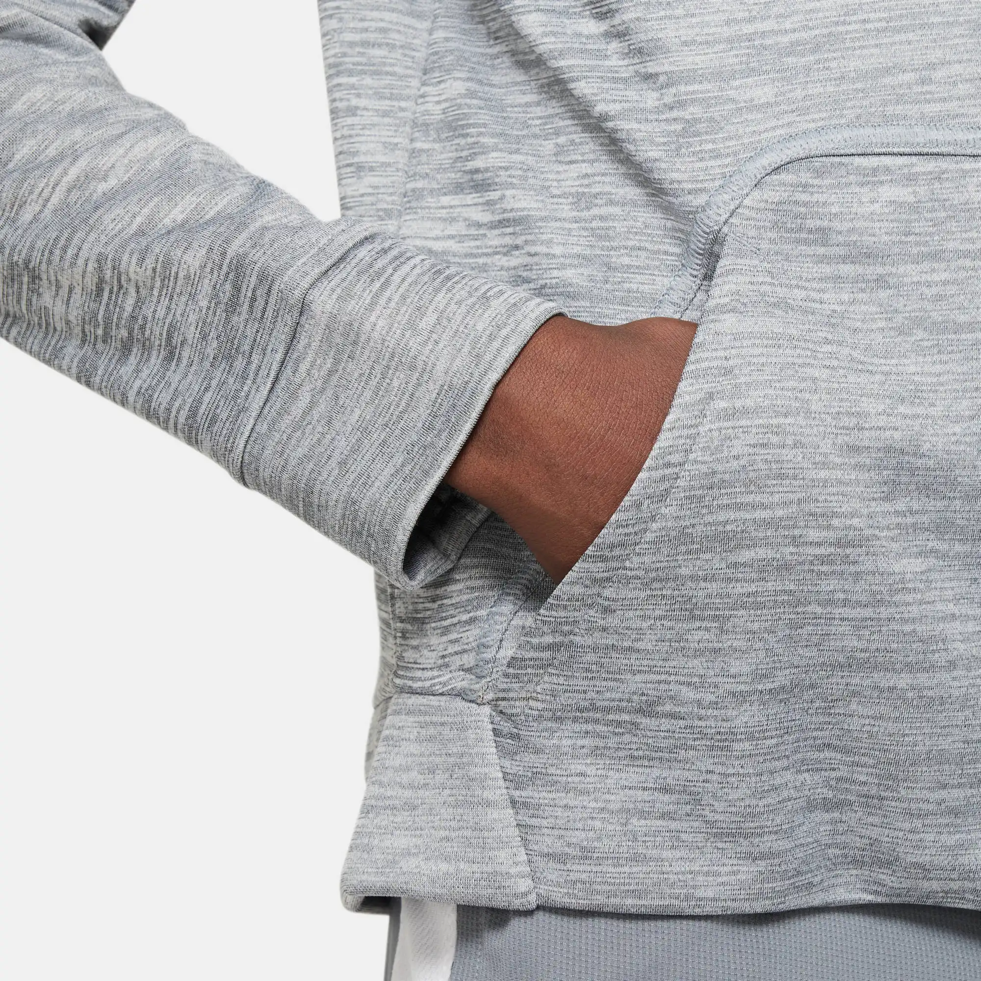 NIKE THERMA-FIT BIG KIDS' (BOY CARBON HEATHER/BLACK/LT SMOKE – Bild 5