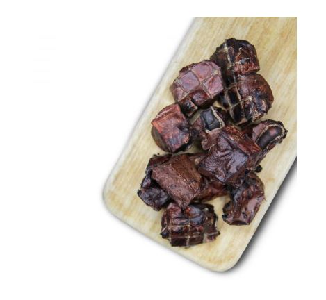 Pferde-Lungen-Würfel, 3cm (durch Buchenholzrauch verfeinert) – Bild 2