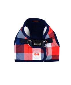 Westen-Geschirr, Quinn, Karo blau (Puppia) S, L