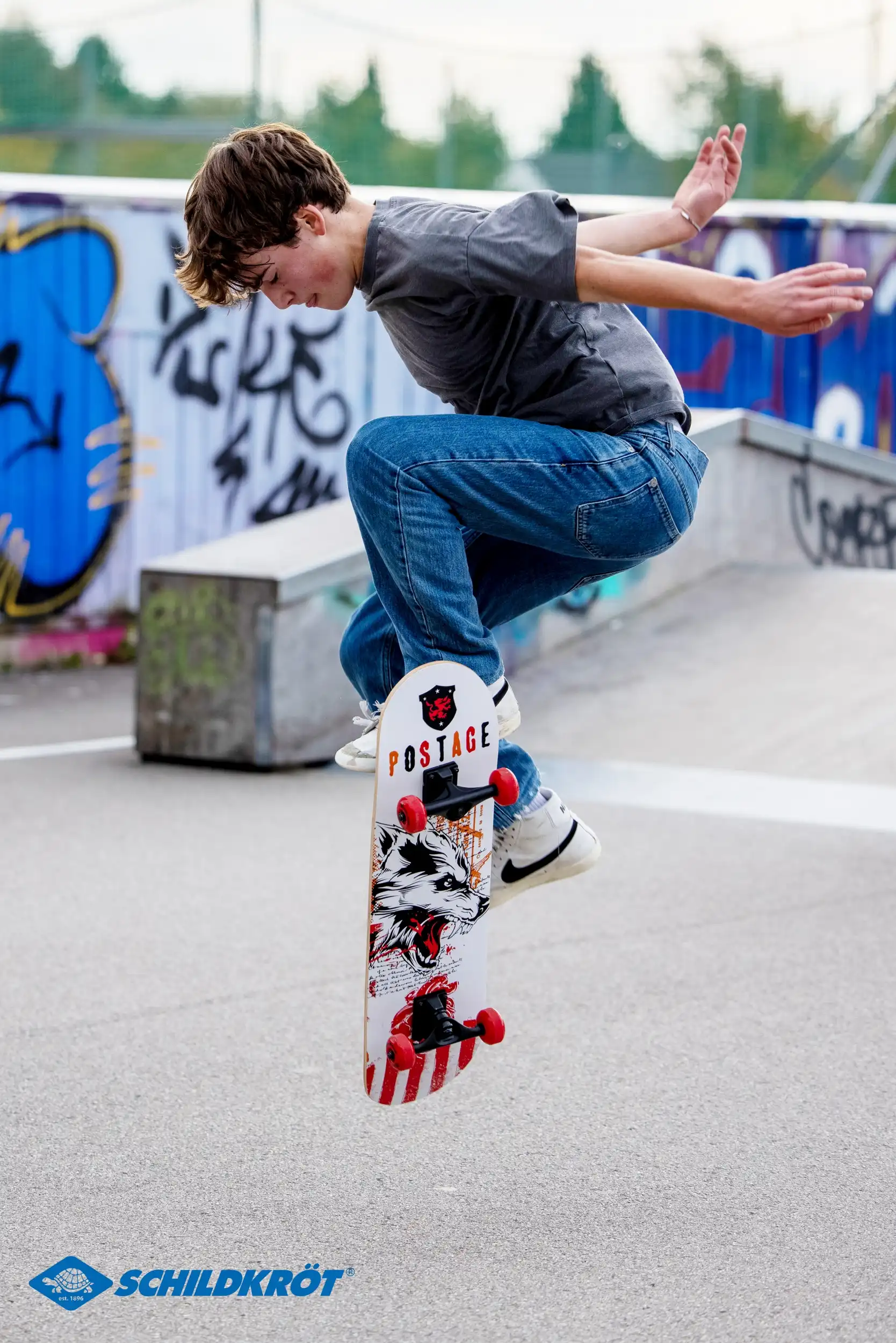 Skateboard GRINDER 31' Wolf – Bild 8