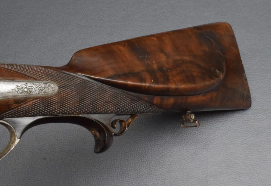 Schilling, Suhl Lefaucheux Hahnflinte, Kaliber 16, sehr gut – Bild 9