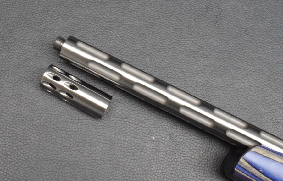 Volquartsen Modell SF-1, mit Mündungsgewinde 1/2x28UNF und Kompensator, Kaliber 22lr., Neuware – Bild 5