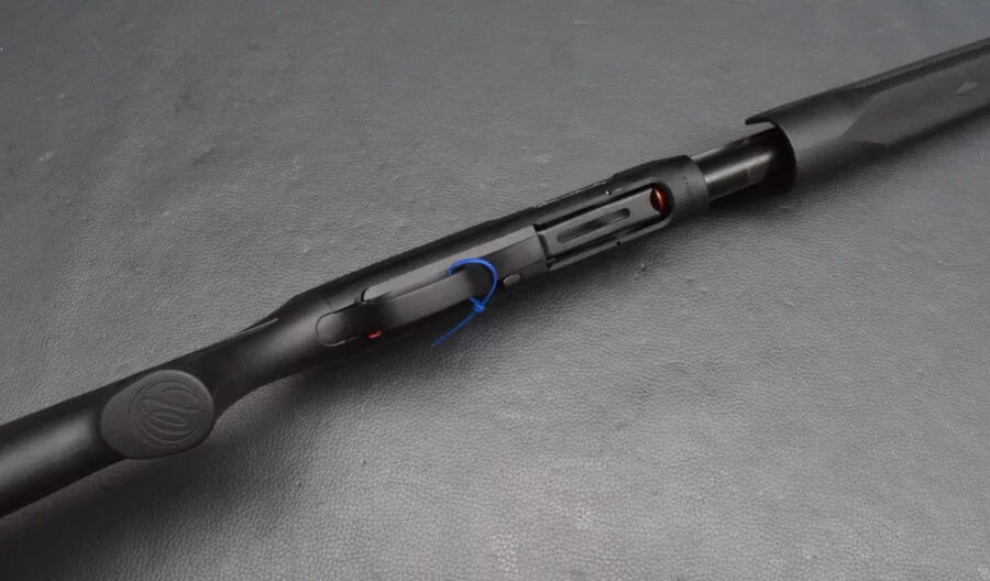 Weatherby Repetierflinte, PA-08 Compakt 20, Kal. 20/76 Magnum, Neuware – Bild 4