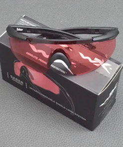 Wiley X Schutz-Sicherheitsbrille, Saber Advanced Zinnoberrot, Neuware zum Sonderpreis!