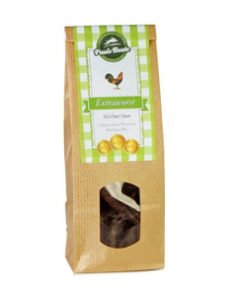 Extrawurst, knackige Hühner-Salamis (Naturdarm, Metzger-Qualität), 200g, 500g