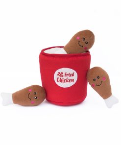 Zippy Paws, Interaktives-Spielzeug, Bucket of Chicken (inkl. 3 Chicken Wings)